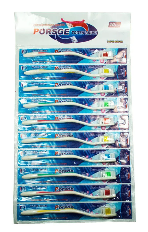 10 PC Soft Toothbrushes
