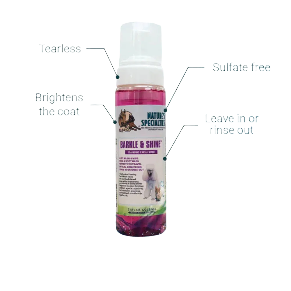 Barkle & Shine Waterless Shampoo 7.5oz by Nature's Specialties