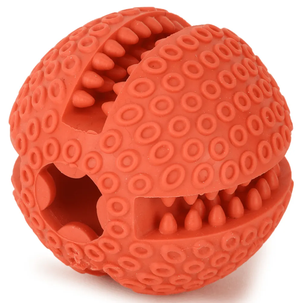 Basil Treat Dispensing Solid Chew Ball Toy for Dogs