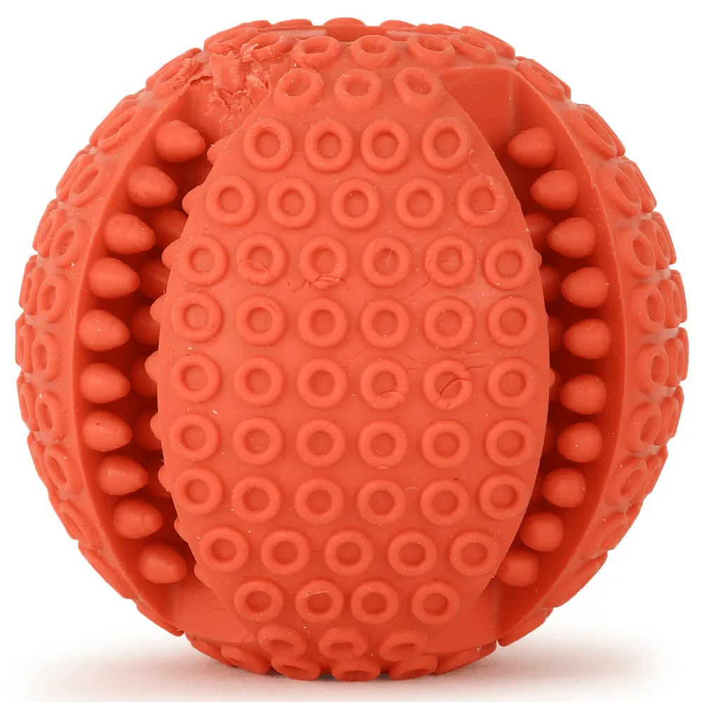 Basil Treat Dispensing Solid Chew Ball Toy for Dogs