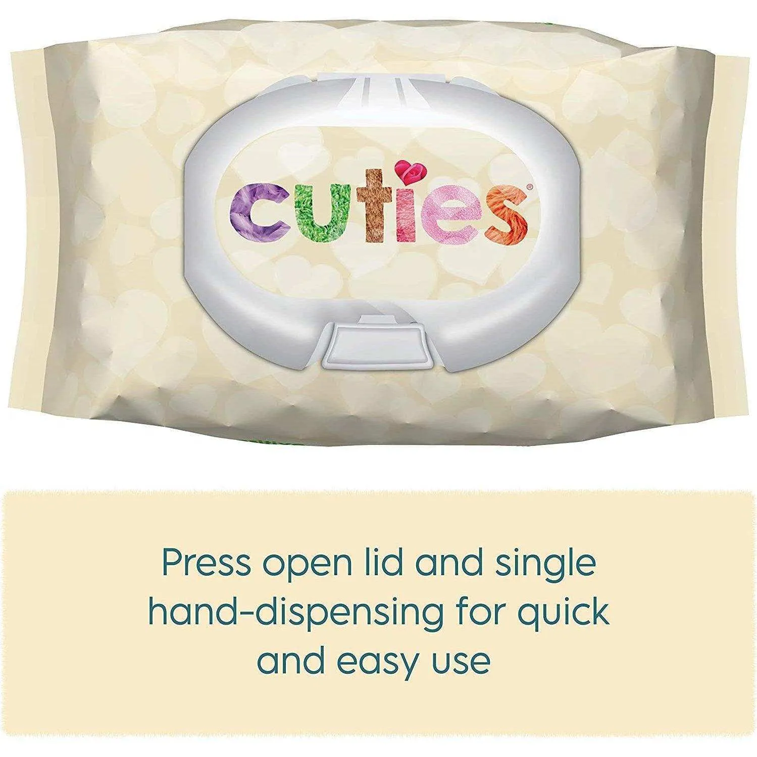 Cuties Baby Wipes Unscented & Hypoallergenic