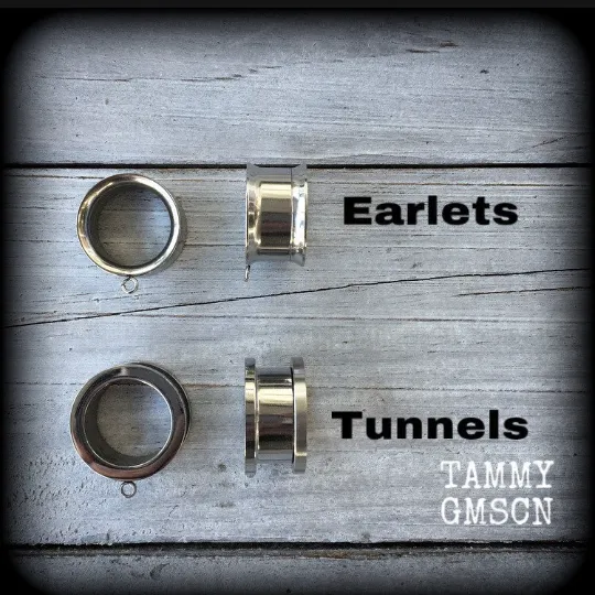 Dragon wings tunnel earrings-Bat wings tunnel dangles