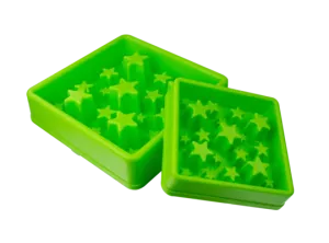 Eat Slow Live Longer Star Green Slow Feed Bowl