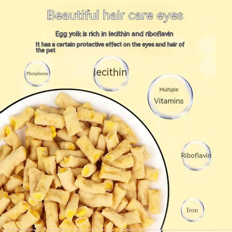 Egg Yolk Sandwich Crisp Biscuits for Pets