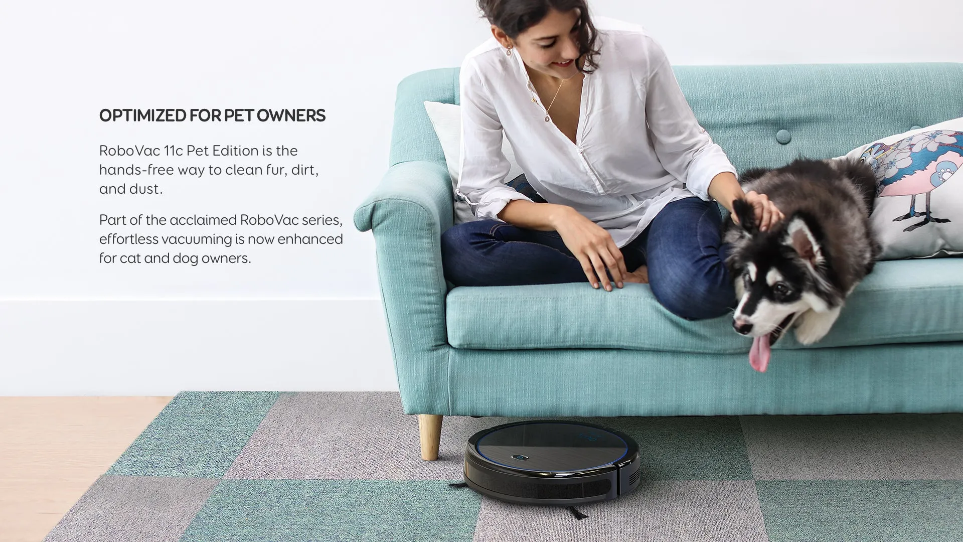 Eufy RoboVac 11c Pet Edition Wi-Fi Connected Robot VacuumEufy RoboVac 11c Pet Edition Wi-Fi Connected Robot Vacuum