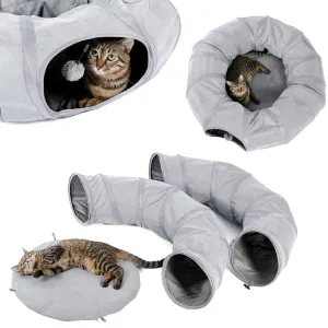 Foldable Cat Tunnel - Gray