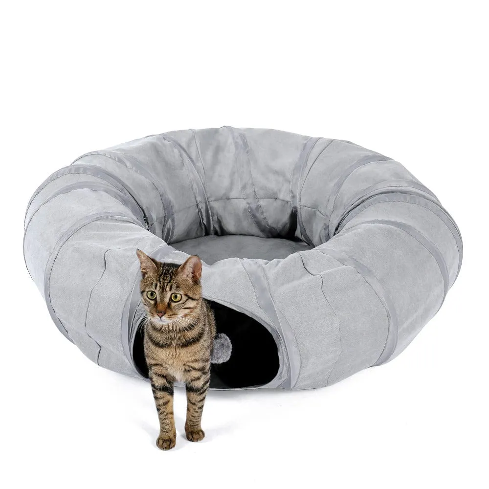 Foldable Cat Tunnel - Gray