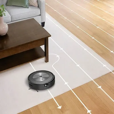 iRobot Roomba j7  Wi-Fi Connected Self-Emptying Robot Vacuum - Black - 7550