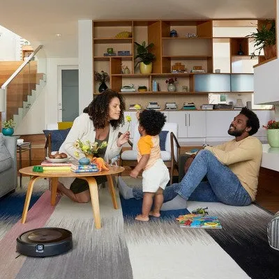 iRobot Roomba j7  Wi-Fi Connected Self-Emptying Robot Vacuum - Black - 7550