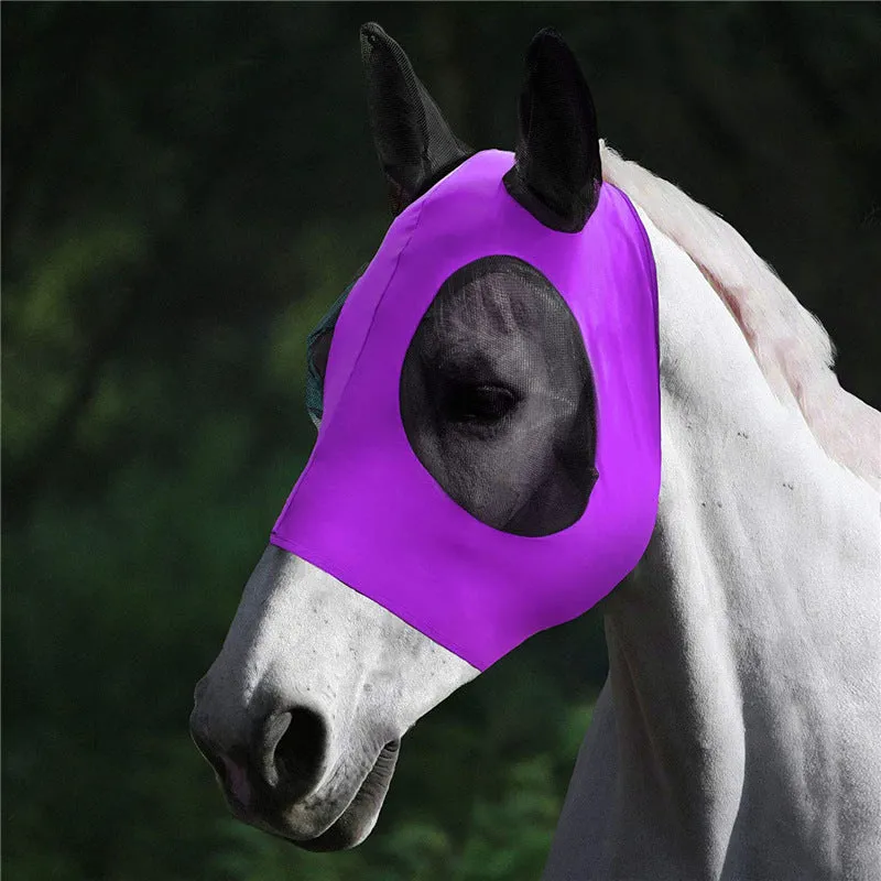 Lycra Horse Fly Mask with Ears