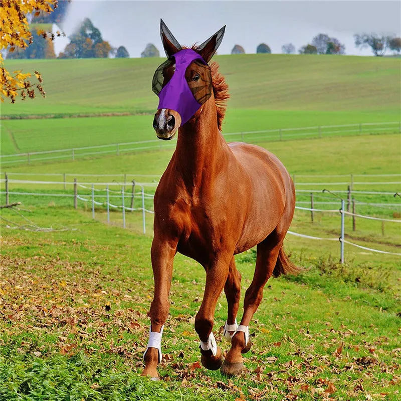 Lycra Horse Fly Mask with Ears