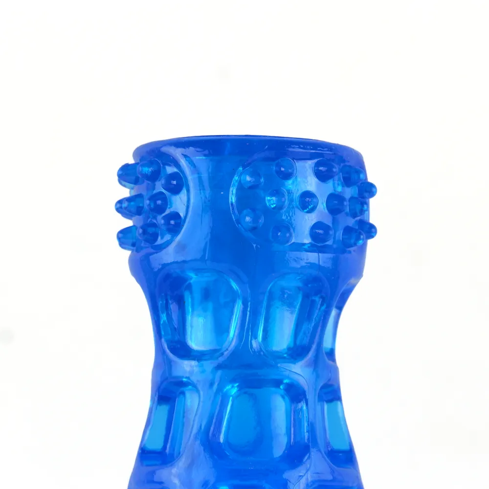 M Pets Squeaky Stick Toy for Dogs (Blue)