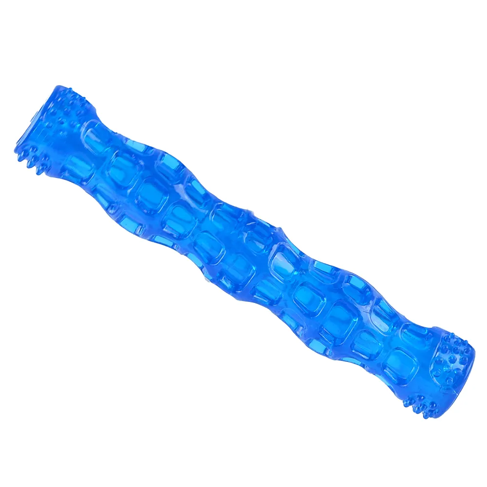 M Pets Squeaky Stick Toy for Dogs (Blue)