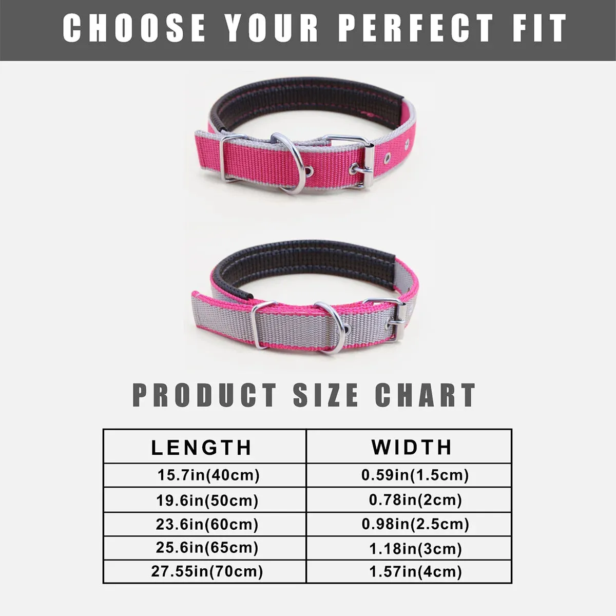 MACHO Pet - Reversible Durable Dog Collar
