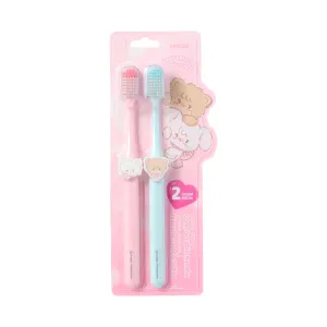 MIKKO Collection Soft BristlesToothbrushes (2 Count)