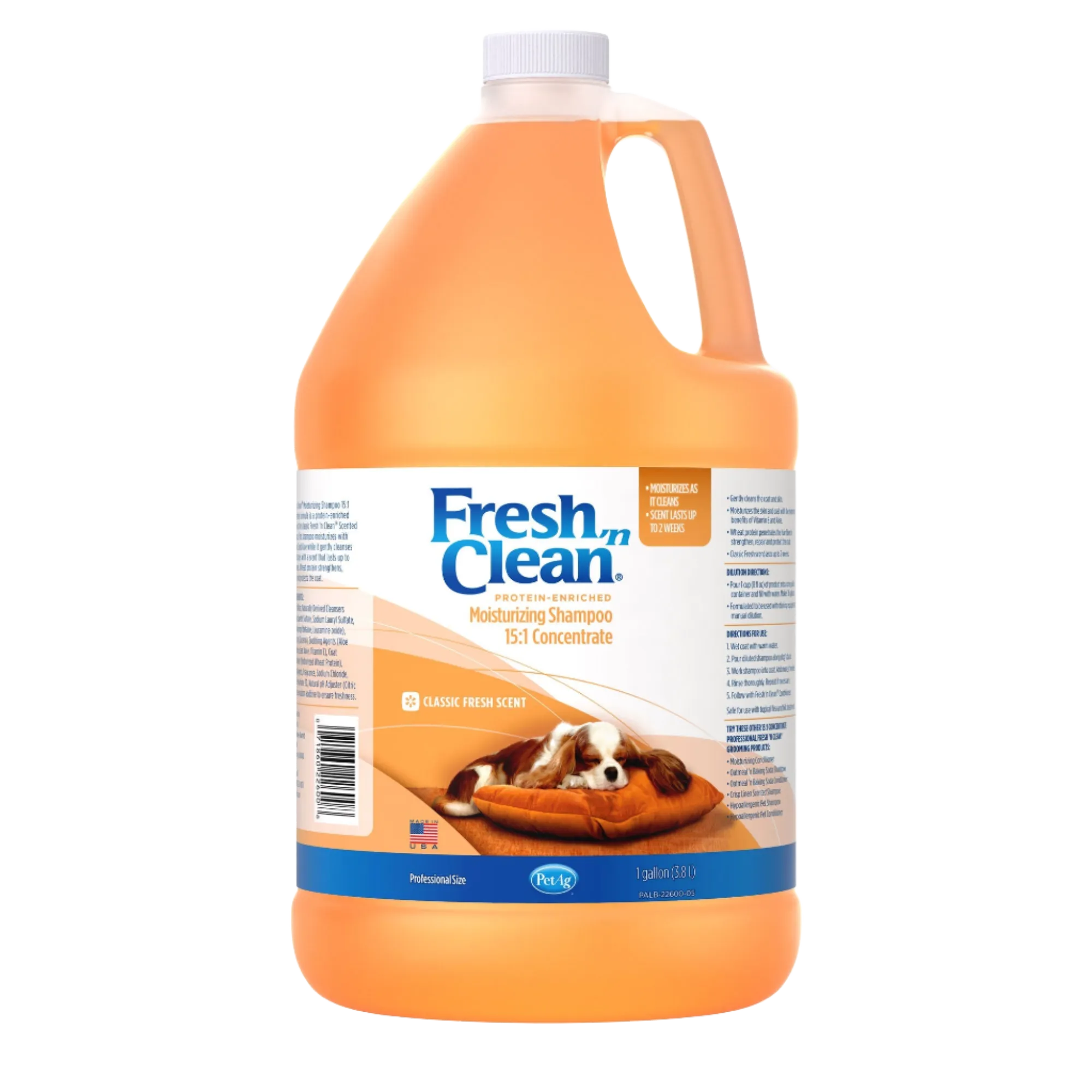 Moisturizing Shampoo Classic Fresh Scent 15:1 Concentrate Gallon by Fresh 'n Clean