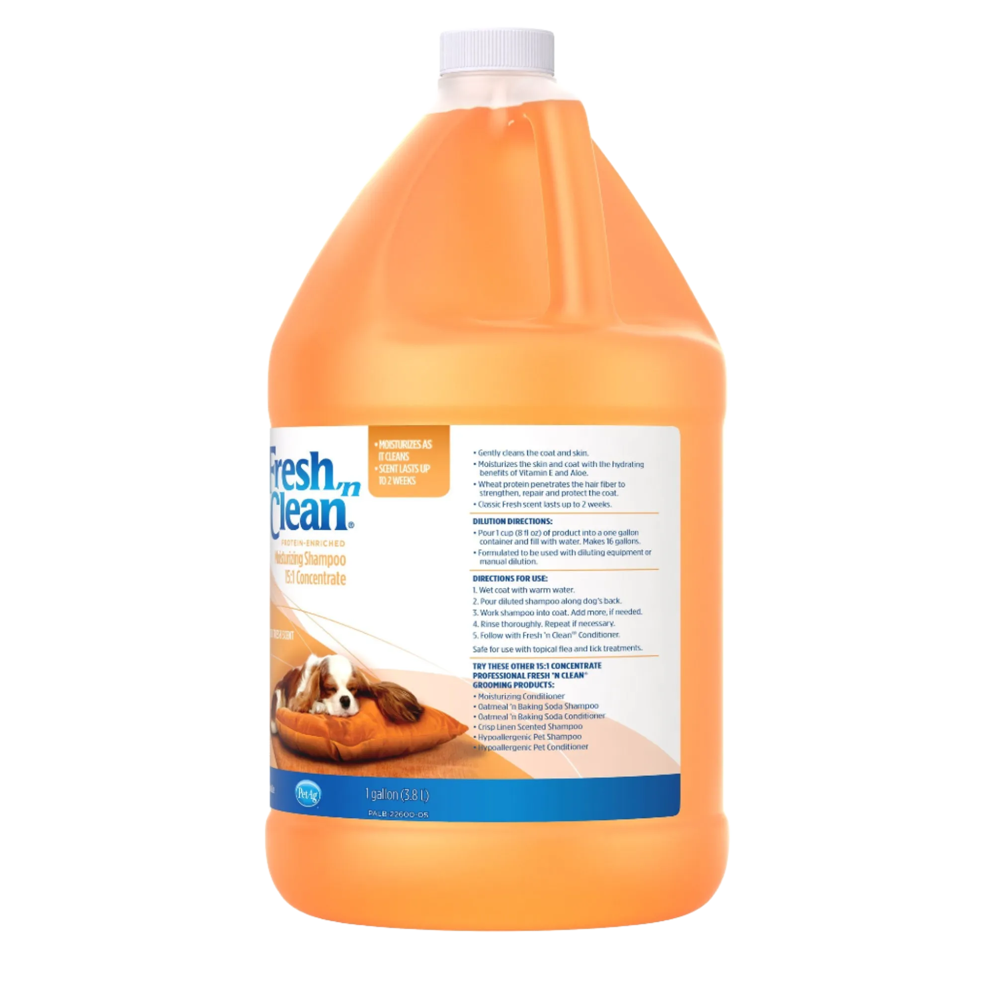 Moisturizing Shampoo Classic Fresh Scent 15:1 Concentrate Gallon by Fresh 'n Clean