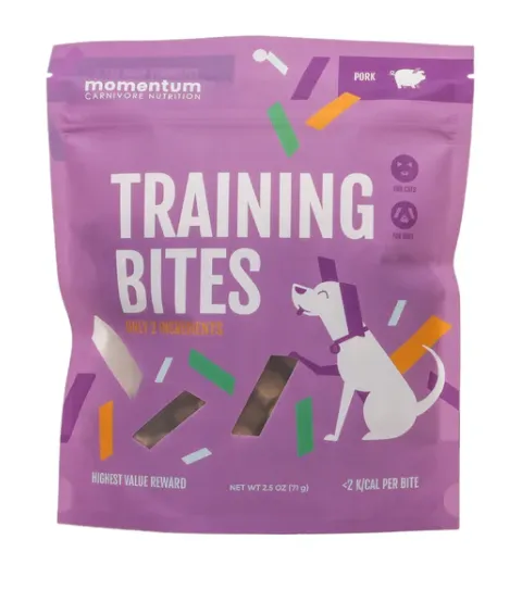 Momentum Training Bites 2.5 oz, Pork