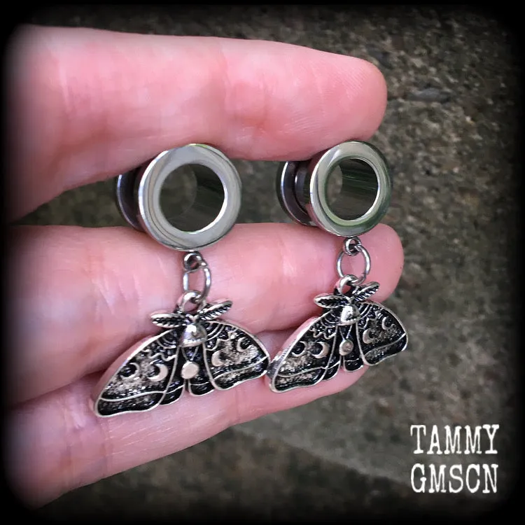 Moon phase moth tunnel dangles