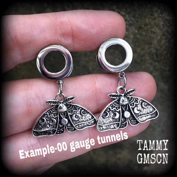 Moon phase moth tunnel dangles