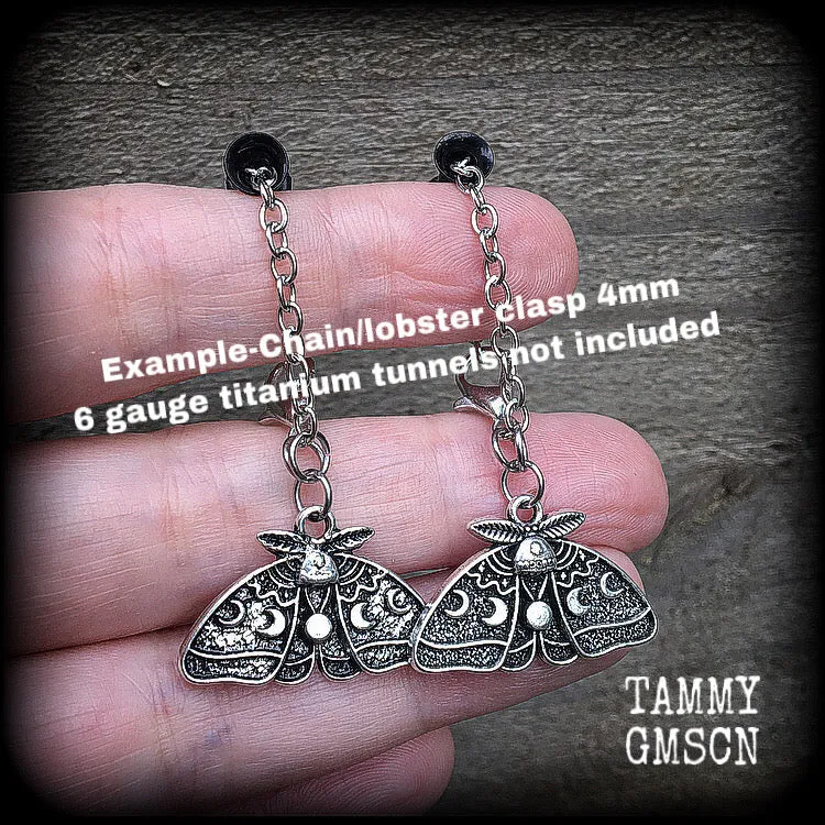 Moon phase moth tunnel dangles