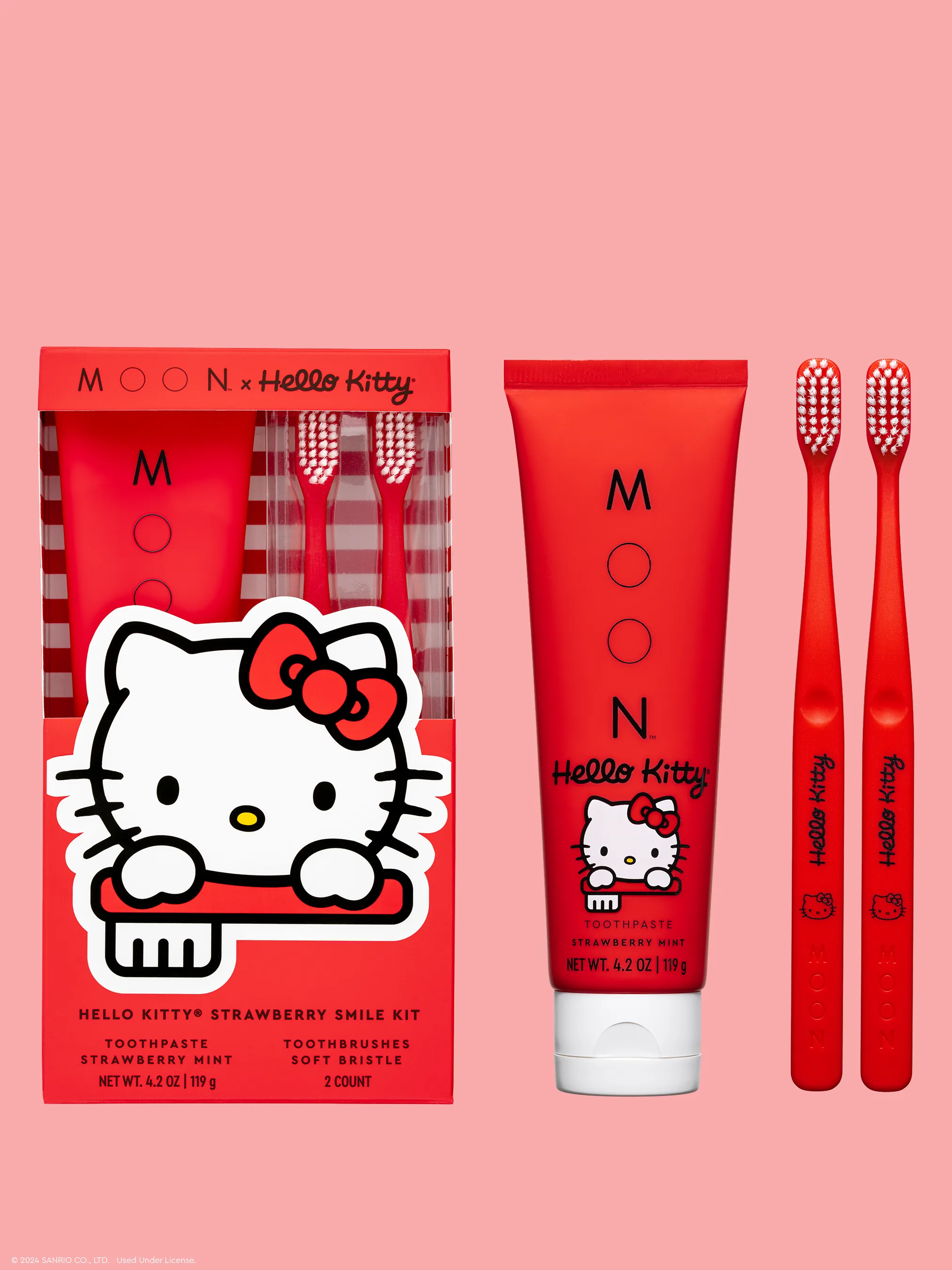 MOON x Hello Kitty® Strawberry Smile Kit