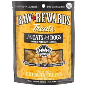 Northwest Naturals Dogs & Cats Raw Rewards Cheddar Cheese Treats 6oz