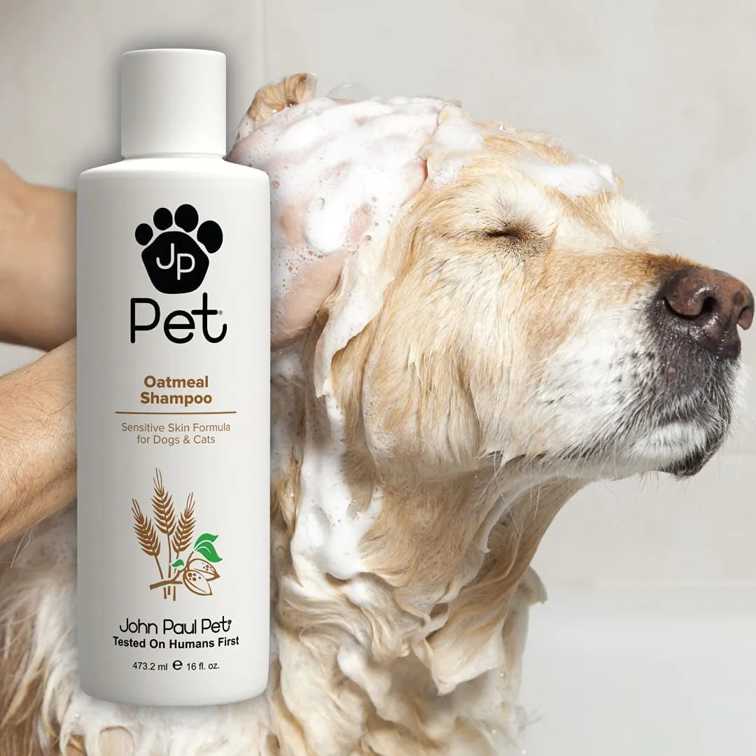 Oatmeal Pet Shampoo - Soothing Sensitive Skin Formula with Aloe, pH Balanced, Cruelty-Free, Paraben-Free