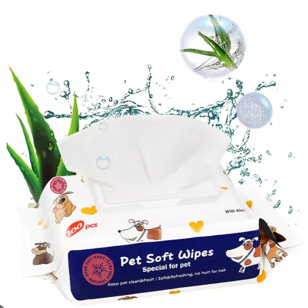 Pet Grooming Wipes - Clean Body, Skin & Bum for Dogs & Cats