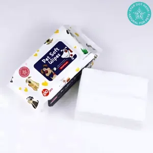 Pet Grooming Wipes - Clean Body, Skin & Bum for Dogs & Cats