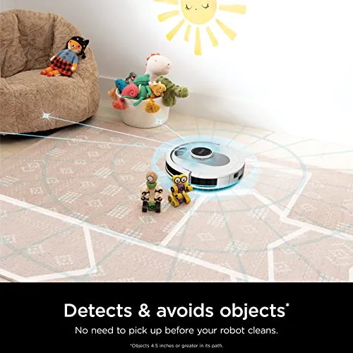 Shark AV2511AE AI Ultra Robot Vacuum, with Matrix Clean, Home Mapping, 60-Day Capacity Bagless Self Empty Base, Perfect for Pet Hair, Wifi, Compatible with Alexa, Black/Silver (Renewed)