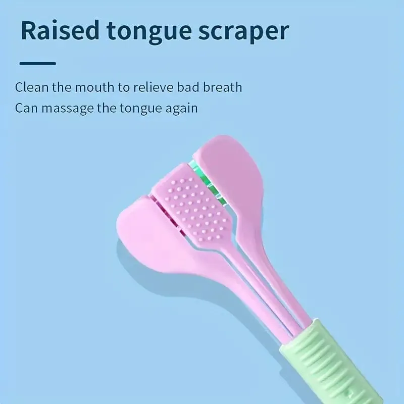 Threesided Soft Bristle Toothbrush