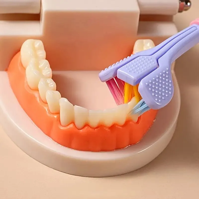 Threesided Soft Bristle Toothbrush