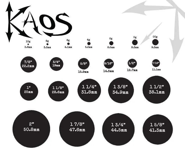 White Pearl Silicone Skin Eyelet by Kaos Softwear — 10g up to 3" — Price Per 2