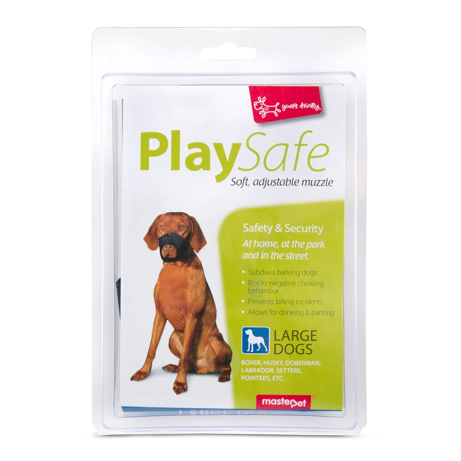 Yours Droolly Play Safe Dog Muzzle